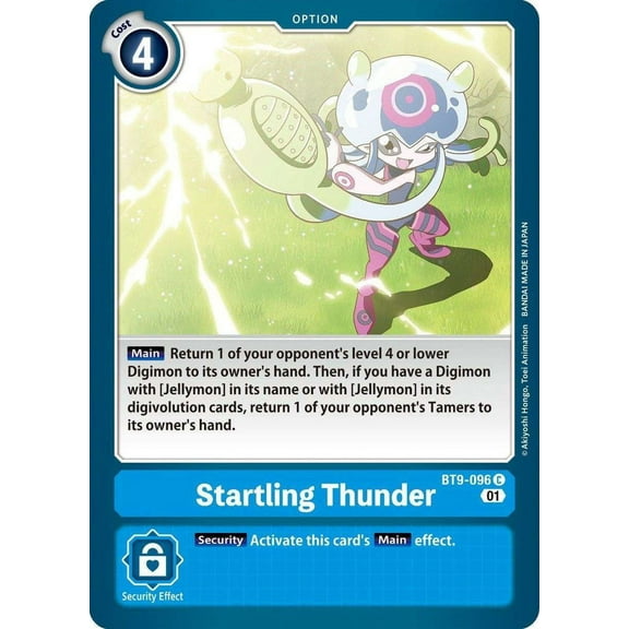 Digimon X-Record Common Startling Thunder BT9-096
