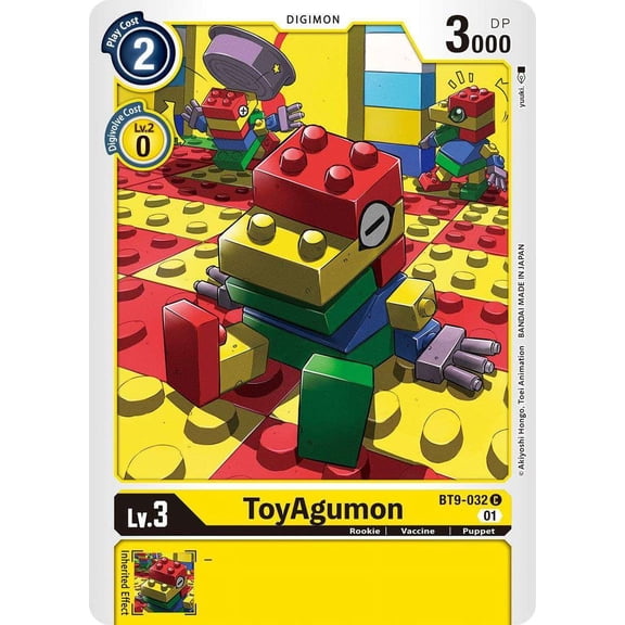 Digimon X-Record Common ToyAgumon BT9-032