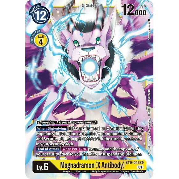 Digimon X-Record Rare Magnadramon (X Antibody) BT9-043