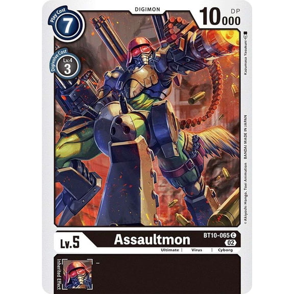 Digimon Xros Encounter Common Assaultmon BT10-065