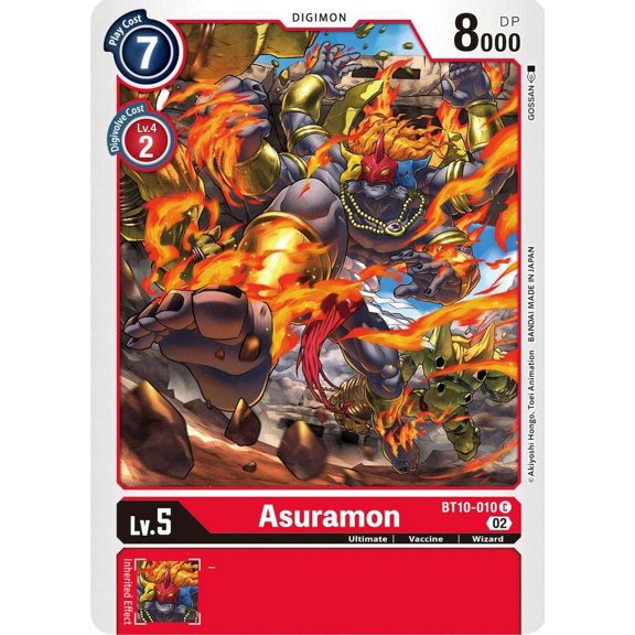 Digimon Xros Encounter Common Asuramon BT10-010