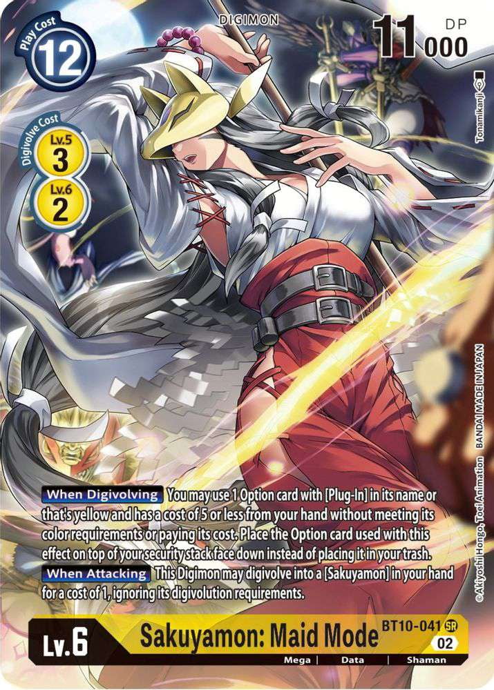 digimon xros encounter card list price Digimon Card Game - BT10 - Xros Encounter - Taomon (U)