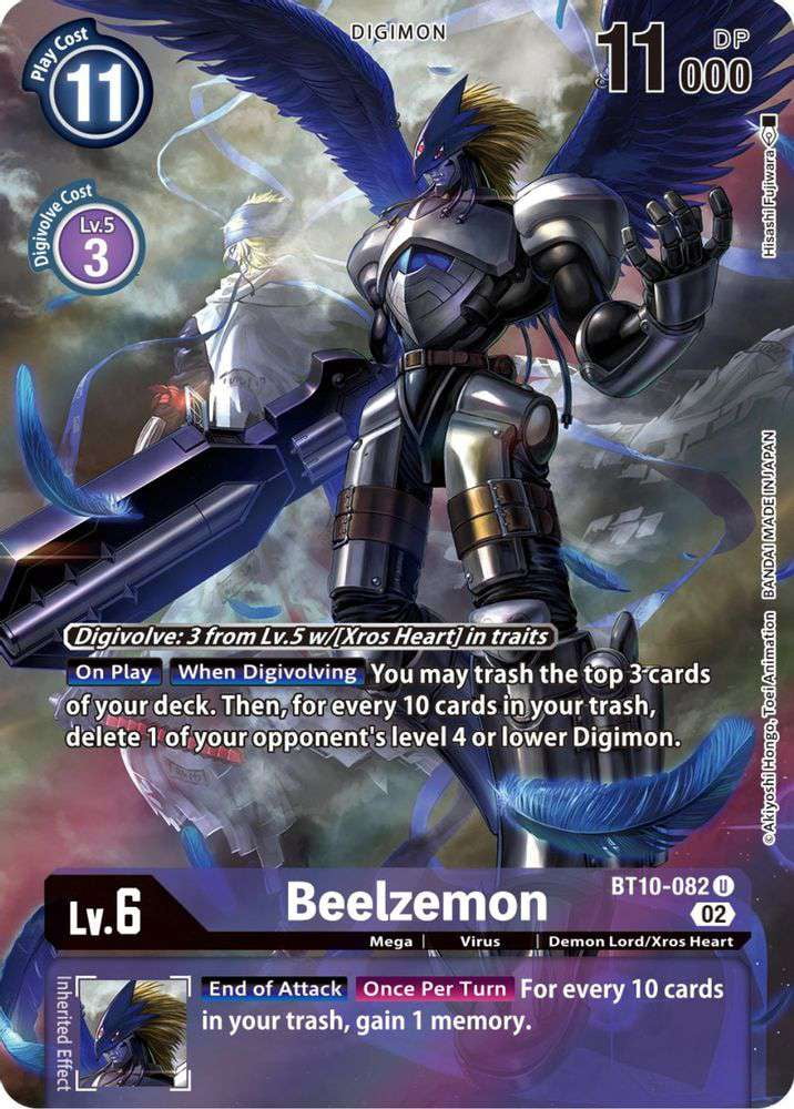 Digimon Xros Encounter Uncommon Beelzemon BT10-082