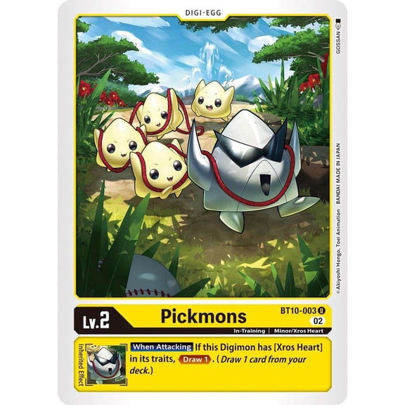 Digimon Xros Encounter Uncommon Pickmons BT10-003
