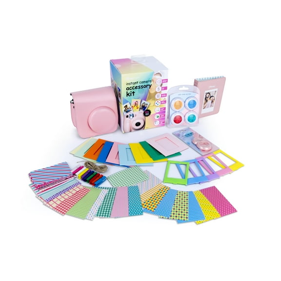 Digipower Instax Instant Camera Accessory Kit, Pink