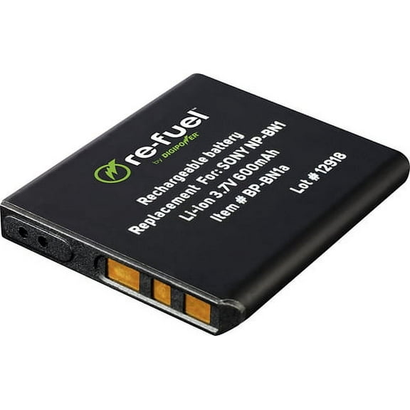 Digipower - Re-Fuel Rechargeable Lithium-Ion Replacement Battery for Sony NP-BN1