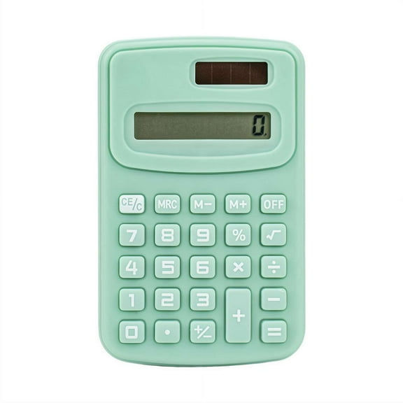 Digit Calculator Solid Color Mini Portable Student Gift Office School