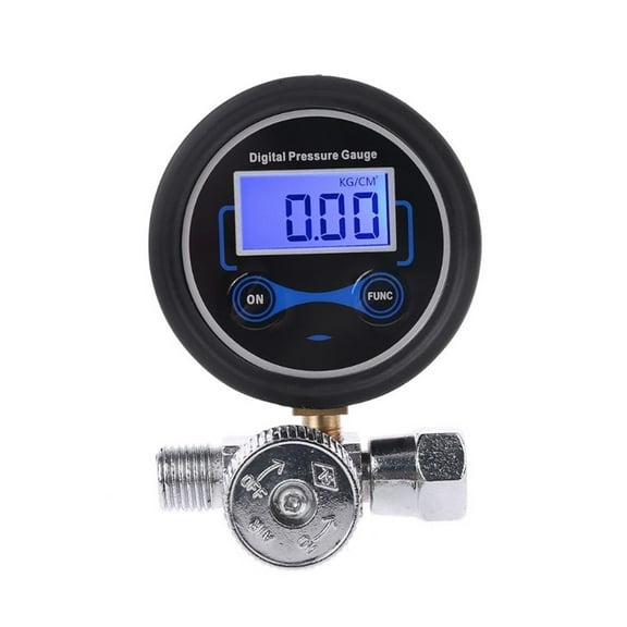 Digital 1/4" 200PSI Air Pressure Regulator Gau Control Valve For Spray Gun ,Easy to Use