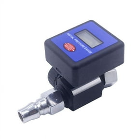 Symkmb Digital 1/4In 145PSI Air Pressure Regulator Gauge Control Valve Digital Pressure Regulating Valve for Sprays PaintTool,D ABS+Metal