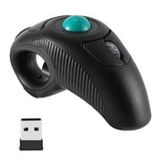 Digital 2.4GHz Wireless USB Handheld Ergonomic Design Mouse Mice Finger Using Optical Track Ball