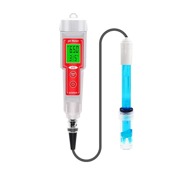 Digital 2 In 1 PH Temperature Meter Water Quality Tester Backlight Hydroponics For Swimming Pools Aquariums ,Multifunctional