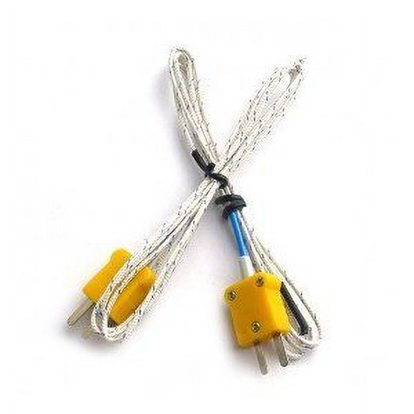 Digital 2 k-type Thermocouple Thermometer DM6802 for HVAC, Furnace ...