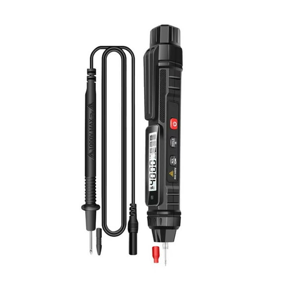 Digital 2in1 Electric Test Pen Digital Multimeter Professional Voltage Current Resistance Measurement Test Meter Live Wire Recognition Data-hold LCD Display Tester