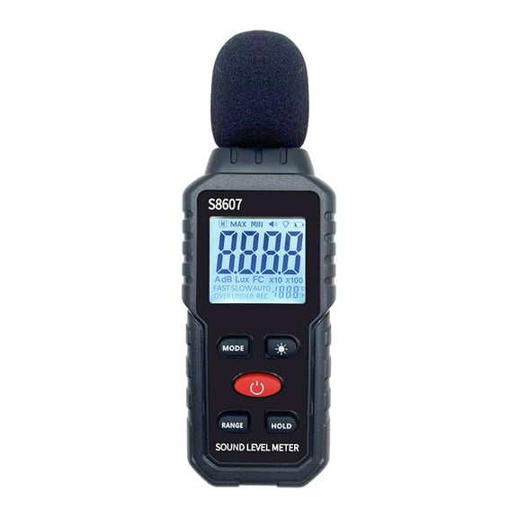 Digital 30~130dB Decibelimeter dB Meter Sound Level Meter Measure Sound Noise Level Decibel Meter 0.1 dB Professional Sound ,Accurate Measurement