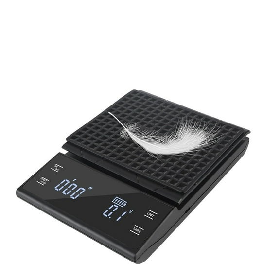 Digital 3KG/0.1g LED Display Precision Auto Timer Coffee Kitchen Weight Scale Electronic ,Multifunction