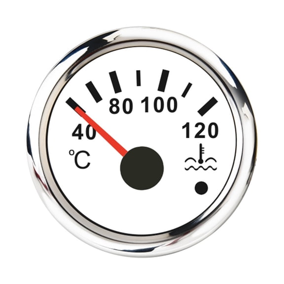 Digital 52mm Water Temp Gauge 40-120 With Water Temperature Sensor Sender M16*1.5 Water Temp Meter Indicator For Car Boat ,Easy to Install