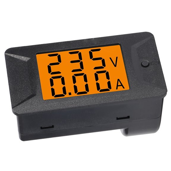 Digital AC Voltage Current Meter, 40,400V, 0,100A, LCD Display Backlight