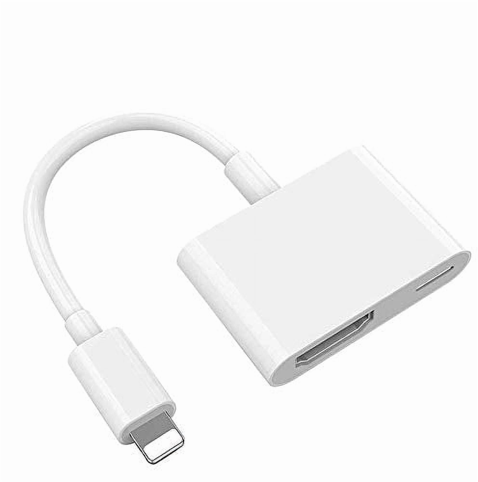 ADAPTATEUR CÂBLE HDMI Compatible Pour IPhone HDTV 1080P AV Vers Écran