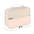 thumbnail image 1 of Digital Accessory Organizer, Tech Cable Management Bag, Universal Travel Electronic Case, Portable Storage Pouch for Wires, Beige, 1 of 5