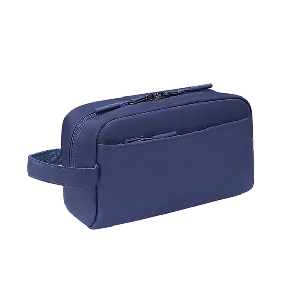 Digital Accessory Storage Bag with Partitioned Interior and External Pocket Lightweight Water Resistant Carrying Case for Travel and Organization for Everyday Use