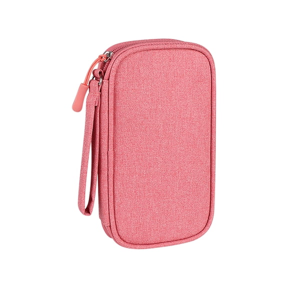 Digital Accessory Storage Bag, Portable Organizer Case With Large Capacity Multiple Compartments Hard Drive Power Bank Phone Cable Storage, Travel Carrying Bag For Office Home Business