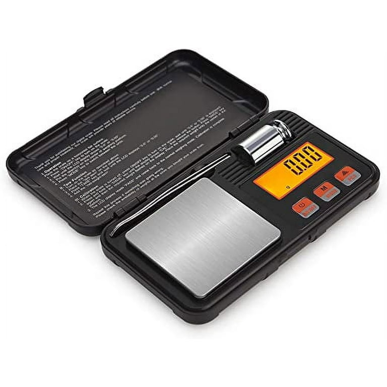 Digital Accurate Gram Pocket Scale Black for Jewelry, Herb, Weed, Medicine,  Food, Coffee Measurement