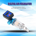 Digital Air Compressor Regulator, 1/4in Thread Compressed Filter