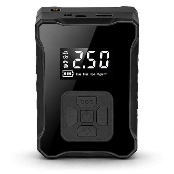 Digital Air Compressor with LED Light
