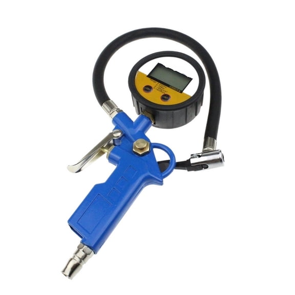 Digital Air Inflator Gauge Tire Pressure LCD Display Dial Meter Vehicle Tester Tyre Inflation Gun Monitoring Tool ,Portable