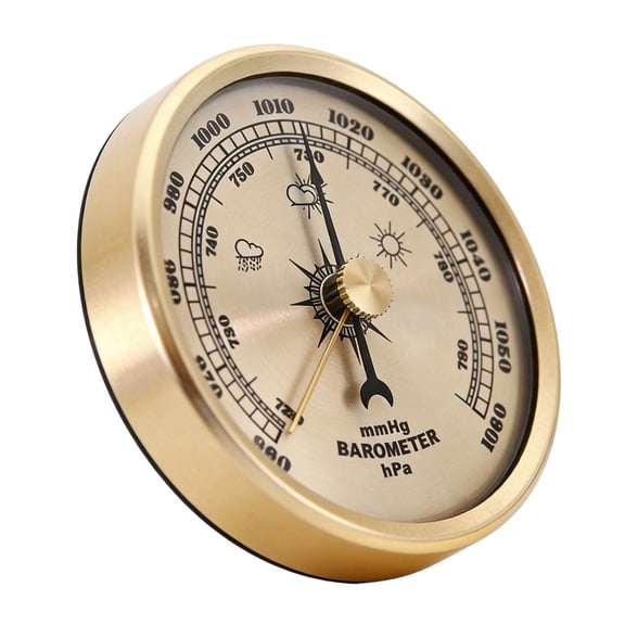 Digital Air Pressure Gauge Instrument for Weather Forecast and Home Use in with Practical Measurement Tool for Rooms Living Areas and Bathways