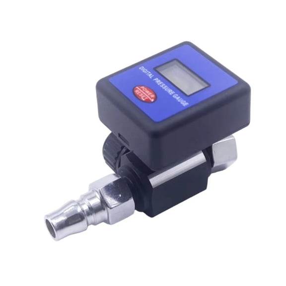 Digital Air Pressure Regulator With Gauge, 0-150 PSI Precision Control, Moisture Separator And Filter, 1/4 NPT For Spray For GUNS And Pneumatic Tools, Aluminum Alloy