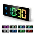 thumbnail image 1 of Digital Alarm Clock, AMIR 5.8-inch RGB LED Alarm clock with DST Automatic Daylight Saving Time Snooze Calendar Volume Brightness Adjustable Clock for Kids Bedroom Gift, 1 of 10