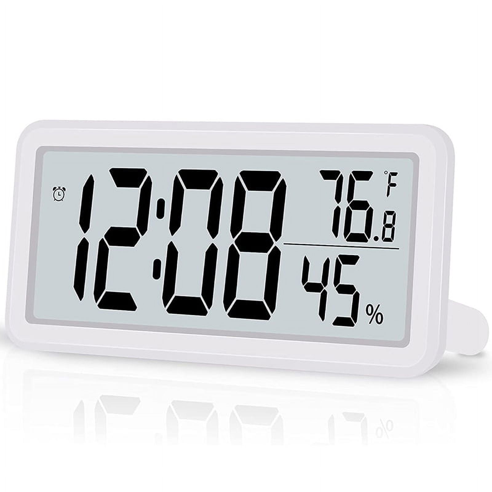 Digital Alarm Clock,Desk Clock,Battery Operated LCD Electronic Clock ...