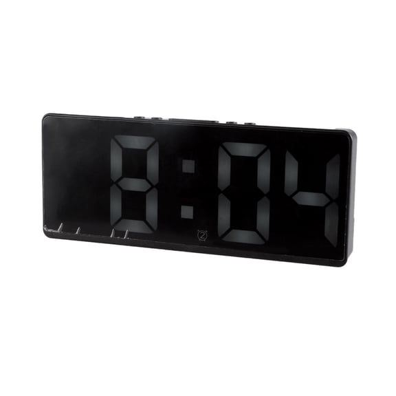 Digital Alarm Clock,LED Clock for Bedroom, Electronic Desktop Clock Adjustable Brightness,Temperature Date Display
