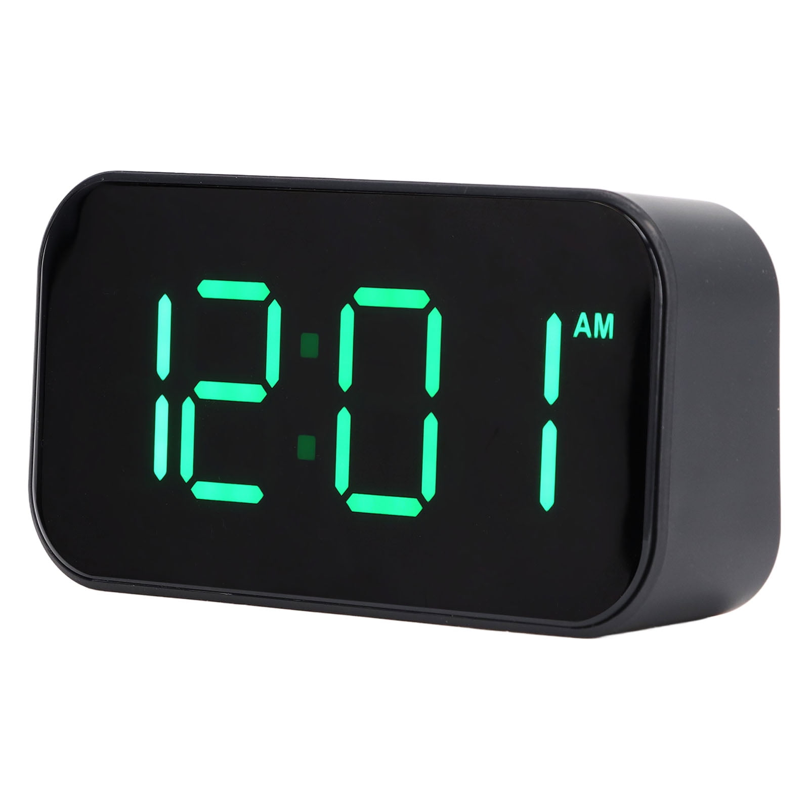 Digital Alarm Clock, Large Display Mirrored LED Clock With Dual USB