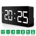 thumbnail image 1 of Digital Alarm Clock, Large LED Display Big Number Alarm Clock for Bedroom Bedside with USB Charger, Loud Dual Alarms, Battery Backup, Adjustable Brightness Dimmer Snooze 12/24H, 1 of 8