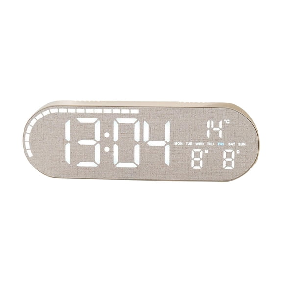 Digital Alarm Clock Minimalist LED Digital Wall Clock Temperature Display Aesthetic Home Kitchen Classroom