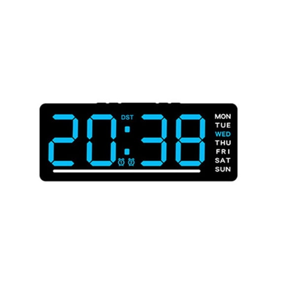 Digital Alarm Clock Multi-Function LED Display For Cars Yachts RV Home