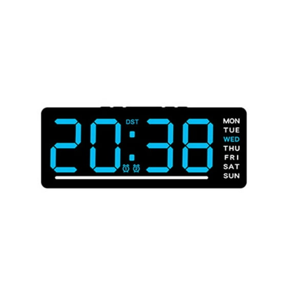 Digital Alarm Clock Multi-Function Led Display For Cars Yachts Rv Home