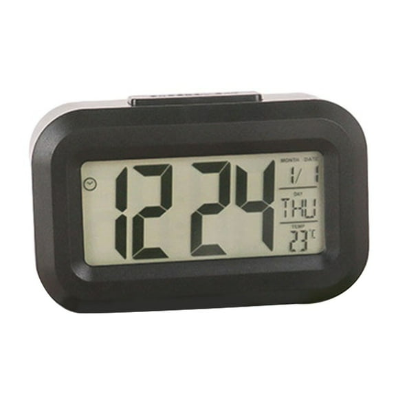 Digital Alarm Clock With Snooze Button And Night Light Perfect For Home Office Use Displays Time And Temperature Clearly