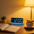 thumbnail image 1 of Digital Alarm Clock for Bedroom Desk Clock with Day of Week Date Loud Alarm for Bedside Table LED Digital Clocks, 1 of 6