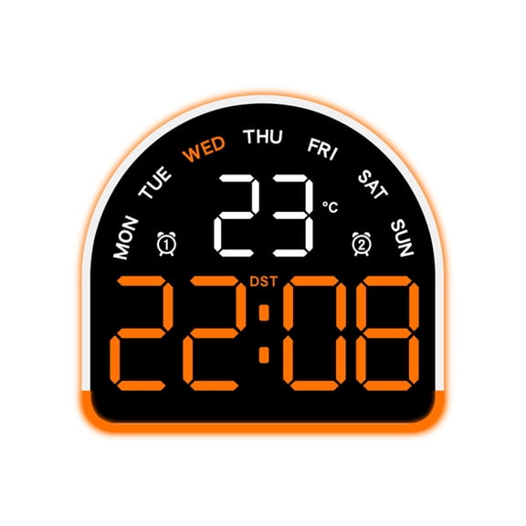 Digital Alarm Clock for Bedroom Electric Desk Clock Large Number Temperature USB Port Loud Alarms LED Digital Clocks