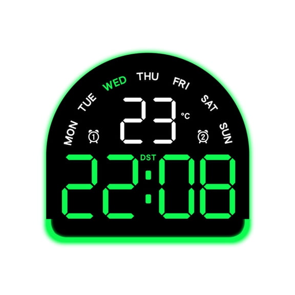 Digital Alarm Clock for Bedroom Electric Desk Clock Large Number Temperature USB Port Loud Alarms LED Digital Clocks