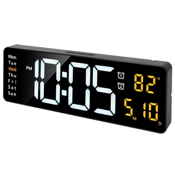 Digital Alarm Clock, iMounTEK 15.7in Large Digital Display LED Clock with Remote Control, 12/24Hr Desk/Wall Alarm Clocks