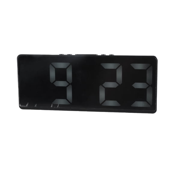 Digital Alarm Clock with Temperature Date Display Voice Control Function,Easy to Use Snooze, Date, Adjust Brightness