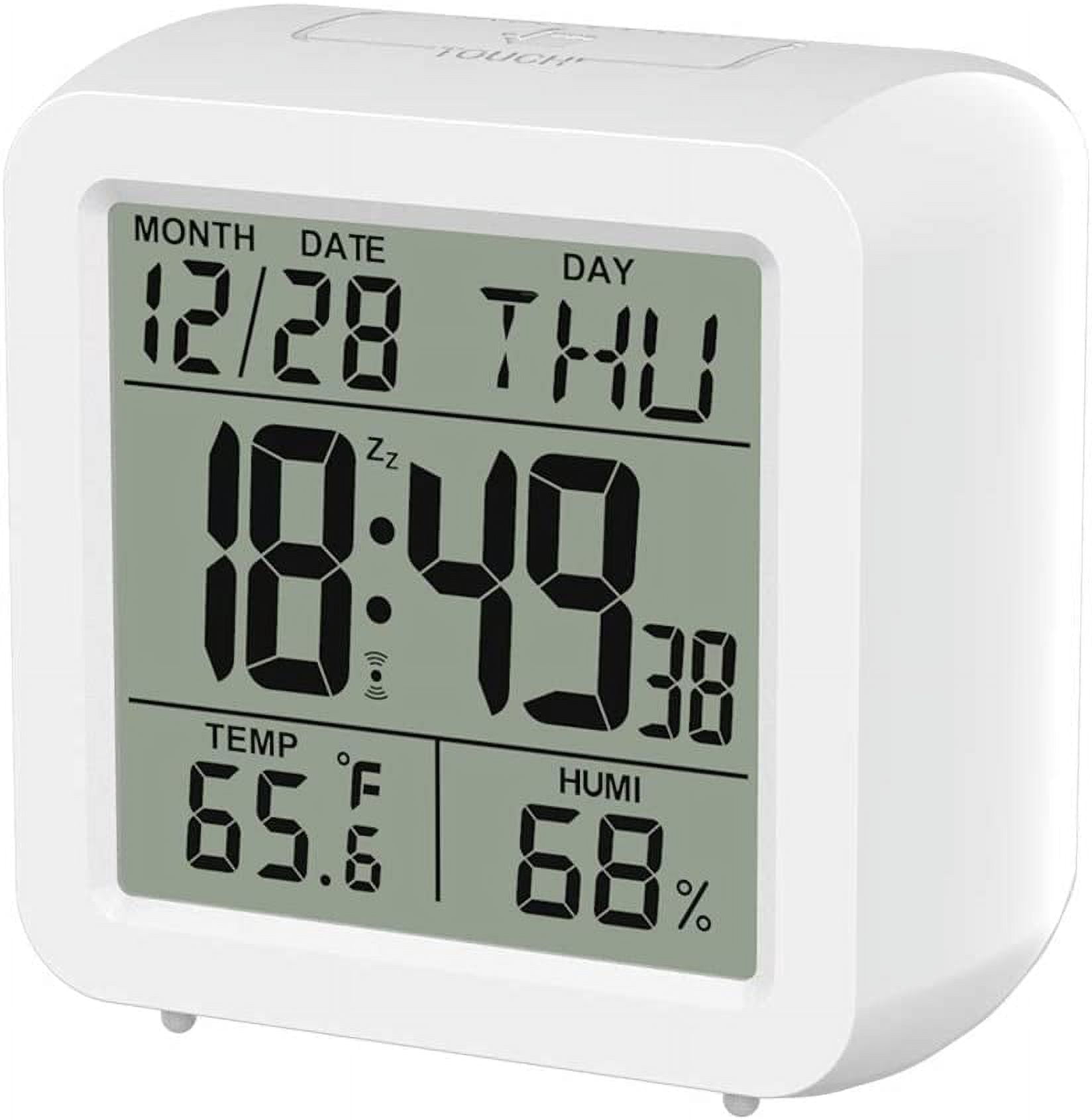 Digital Alarm Table Clock for Snooze Function, Timer, Temperature and ...