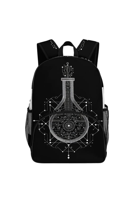 Digital Alchemy Circuit Flask Design Backpacks for Backpack for Bookbag