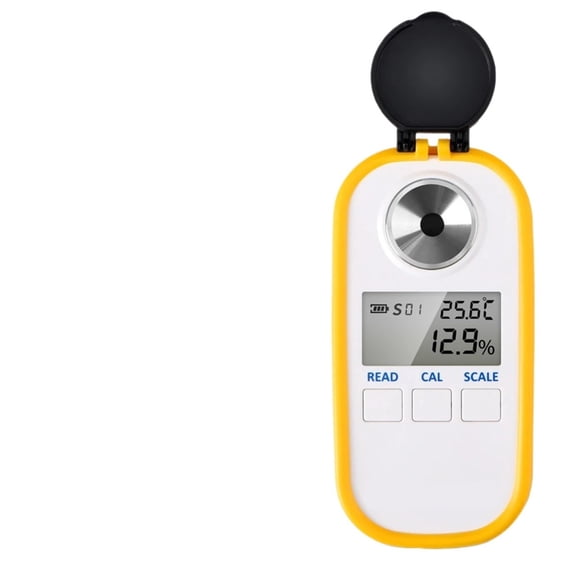 Digital Alcohol Refractometer Range 0-80% Alcohol Refractive Index Tester Display for Spirit Alcohol Content Testing - FOR BEER