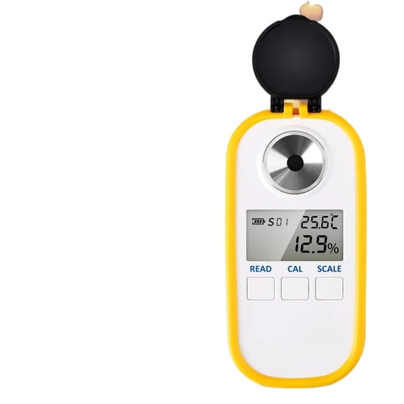 Digital Alcohol Refractometer Range 0-80% Alcohol Refractive Index Tester Display for Spirit Alcohol Content Testing - FOR GRAPE WINE