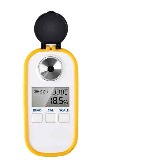 Digital Alcohol Refractometer Range 0-80% Alcohol Refractive Index Tester Display for Spirit Alcohol Content Testing - FOR WHITE ALCOHOL